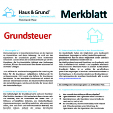 Merkblatt: Grundsteuer