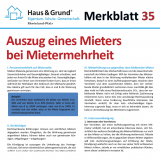 Merkblatt: Auszug eines Mieters bei Mietermehrheit
