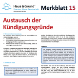Merkblatt: Austausch der Kndigungsgrnde