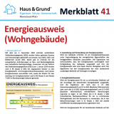 Merkblatt: Energie-Ausweis (Wohngeb�ude)