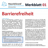 Merkblatt: Barrierefreiheit