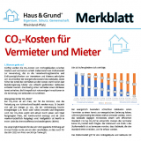 Merkblatt: CO2-Kosten für Vermieter und Mieter